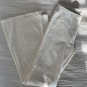 Ivory Free People Flare pants